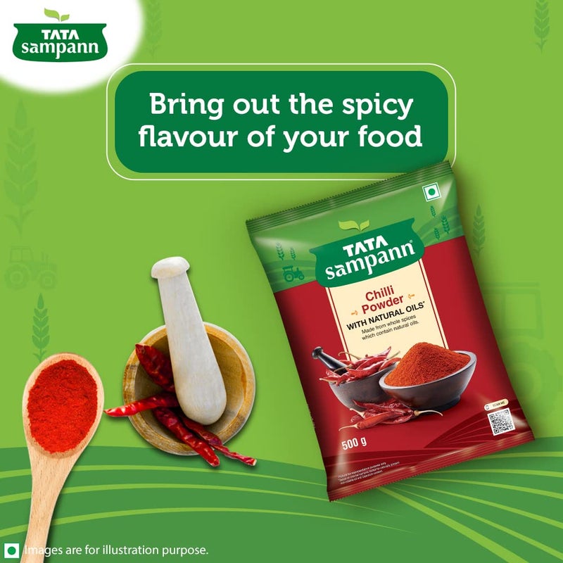Tata Sampann Chilli Powder 500 grams - XL Pack - Image 3
